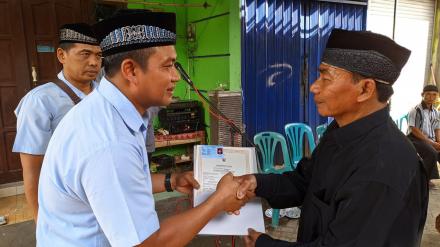 Penyerahan Akte Kematian Alm Paryanto di Janten